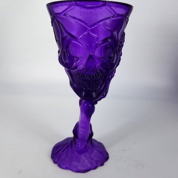 Unbranded Dining Halloween Skull Skeleton Wine Goblet Cup 3d Molded